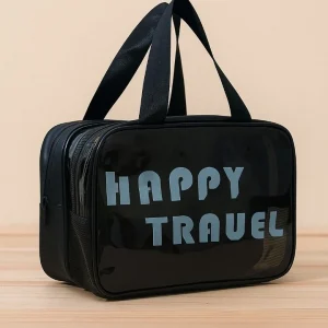 واش بگ دو زیپ Happy Travel بزرگ